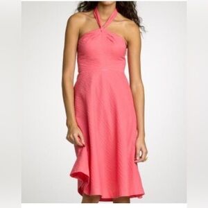 J. Crew Coral Strapless Sundress w/ Halter Neck for Weddings